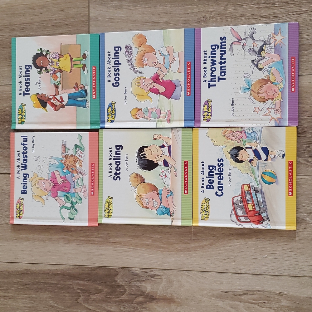 LOT of (6) Help Me Be Good! books